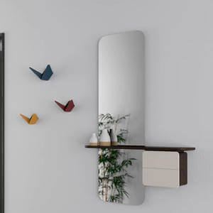 Umage One More Look Pearl White Mirror, Shelf and Cabinet